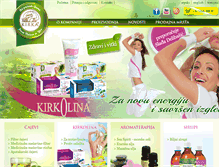 Tablet Screenshot of kirkapharma.com